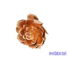  Kövirózsa 14cm - Arany dekorációs kellék