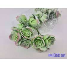  Kövirózsa 5 fejes gumis pozsgás 10 cm - Hamvas dekorációs kellék