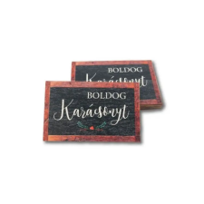  KÖZEPES KÉPKERET-BOLDOG KARÁCSONYT (FEKETE HÁTTÉR) 5X8CM fényképkeret