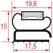  KÖZÉPSŐ ÉLES TÖMÍTÉS 755x660 mm beépíthető gépek kiegészítői
