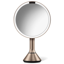  Kozmetikai tükör Simplehuman Dual Touch rozsdamentes acél Rose Gold SHST3053 fürdőszoba bútor