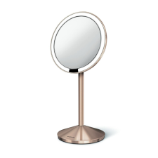Kozmetikai tükör Simplehuman Mini rozsdamentes acél Rose Gold SHST3010 fürdőszoba bútor