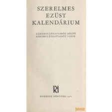 Kozmosz Szerelmes ezüstkalendárium antikvárium - használt könyv