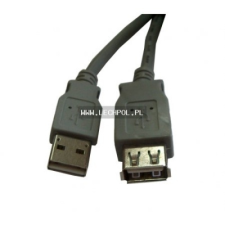 KPO2783-1,8 USB hosszabbító kábel, USB dugó - USB aljzat, 1,8m kábel és adapter