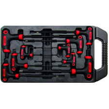 Kraftmann Imbuszkulcs készlet T-nyelű 9 db-os 2 - 10 mm-ig - Kraftmann imbuszkulcs