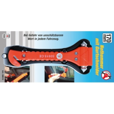 Kraftmann Vészhelyzet kalapács biztonsági öv vágóval autójavító eszköz