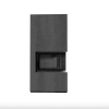  KRATKI FLOKI BOX 8 kW NATURALI PIETRA SZÍNŰ KÜLSŐ, FEKETE BELSŐ BURKOLATTAL JOBB OLDALÜVEGES KANDALLÓ