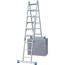 KRAUSE 133922 STABILO kombinált csuklós létra 2x3 és 2x6 fokos létra és állvány