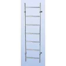 KRAUSE 815941 aknalétra tüzihorganyzott acél 7 fokos belső sz 400 mm létra és állvány