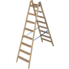 KRAUSE 818355 STABILO két oldalon járható létra, lépcső-/létrafokos, fa 2x8 fokos