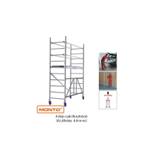 KRAUSE 920027 Monto ProTec XS 4,8m alumínium univerzális gurulóállvány /98kg;2,40m/ létra és állvány