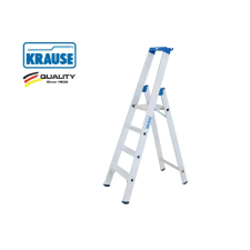 KRAUSE Alu lépcsőfokos állólétra 1 x 4 Fokos - STABILO - (124517) létra és állvány