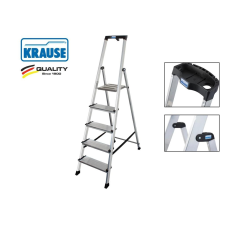 KRAUSE Alu lépcsőfokos állólétra 1x 5 Fokos Sepuro - MONTO- (127235) létra és állvány