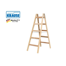 KRAUSE Fa lépcsőfokos állólétra 2x5 Fokos - STABILO- (170071) létra és állvány