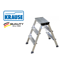 KRAUSE Fellépő ALU lépcsőfokos két oldalon járható 2x3 fok -Krause Monto TREPPO létra és állvány