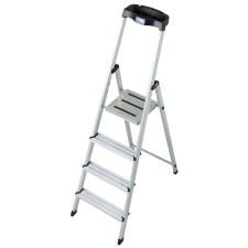 KRAUSE Létra ALU lépcsőfokos álló 1x 4 fokos - Krause Monto SAFETY létra és állvány