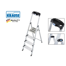 KRAUSE Létra ALU lépcsőfokos álló 1x 4 fokos - Krause Monto SEPURO létra és állvány