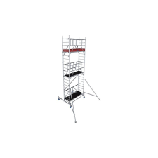 KRAUSE Monto Protec XS - ALU ÖSSZECSUKHATÓ GURULÓÁLLVÁNY 6,80 (141kg) létra és állvány