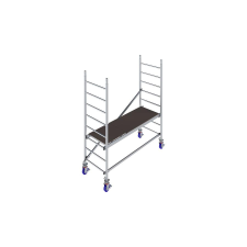 KRAUSE Protec ALU-GURULÓÁLLVÁNY - MUNKAMAGASSÁG 2,90M /45kg;2,35m(hossz)/ létra és állvány
