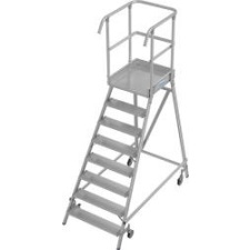 KRAUSE Stabilo egy oldalon járható gurítható dobogó, 1x8 (821065) létra és állvány