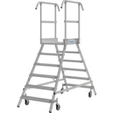 KRAUSE Stabilo két oldalon járható gurítható dobogó, 2x6 (821102) létra és állvány