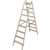 KRAUSE Stabilo lépcső-/létrafokos két oldalon járható fa létra 2x8 (818355)