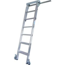 KRAUSE Stabilo lépcsőfokos polclétra T-sínes rendszerhez, 1x6 (815613) létra és állvány