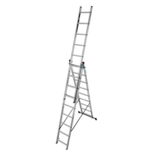 KRAUSE Többcélú létra 3x9 fokos (alu) KRAUSE 030399 létra és állvány