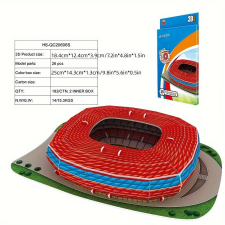Kreatív 3D-s papírból készült stadion puzzle puzzle, kirakós