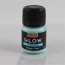  Kreatív akrilfesték Glow sötétben világító 30 ml kék akrilfesték