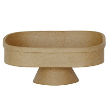  Kreatív decoupage tárgy Clairefontaine Décopatch téglalap alakú tálca lábas 16x14x7 cm dekorációs kellék