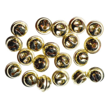  Kreatív Junior csengő, arany, kerek, 14mm, 20 db/csomag dekorációs kellék
