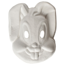  Kreatív Junior papír álarc, natúr, nyúl dekorációs kellék