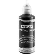 Kreatív üvegmatrica festék Stanger 80 ml fekete kreatív és készségfejlesztő