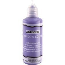 Kreatív üvegmatrica festék Stanger 80 ml lila üvegfesték