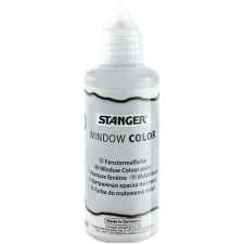 Kreatív üvegmatrica festék Stanger 80 ml metálezüst kreatív és készségfejlesztő