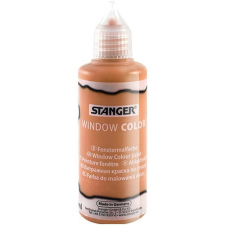 Kreatív üvegmatrica festék Stanger 80 ml világosbarna üvegfesték