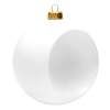 Kreativpartner Műanyag karácsonyfadísz - Gömb mélyedéssel - 10cm