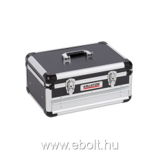 Kreator szerszámos koffer 430x300x205mm 1 fiókos alu./fekete KRT640601B