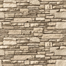  Krémes kőfal tapéta, 350 x 200 cm tapéta, díszléc és más dekoráció