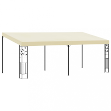  Krémszínű falra szerelhető pavilon 6 x 3 x 2,5 m kerti bútor