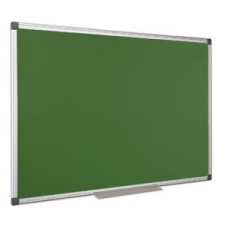  Krétás tábla, zöld felület,  nem mágneses, 120x180 cm, alumínium keret információs tábla, állvány