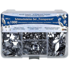 Kreul strasszkövek, átlátszó - 1000 darabos készlet kreatív és készségfejlesztő