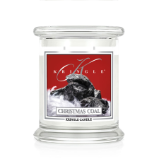 Kringle Candle Christmas Coal illatgyertya közepes 2 kanócos (411 g), gyertya