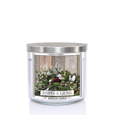 Kringle Candle Juniper Laurel 3 kanócos illatgyertya 411g, gyertya