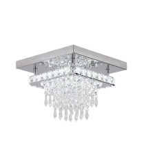  Kristály mennyezeti lámpa, Modern Design, LED világítás, Átmérő 25cm 19w, cserélhető világítás