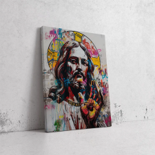  Krisztus Fényben - Pop Art Vászonkép dekoráció