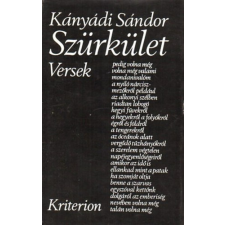 Kriterion Könyvkiadó Szürkület - Versek 1970-1977. - Kányádi Sándor antikvárium - használt könyv