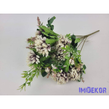  Krizantém 10 ágú selyem csokor 42cm - Mályvás dekorációs kellék