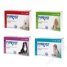 Krka Fypryst kullancs bolha csepp kutyának L 20-40 kg élősködő elleni készítmény kutyáknak